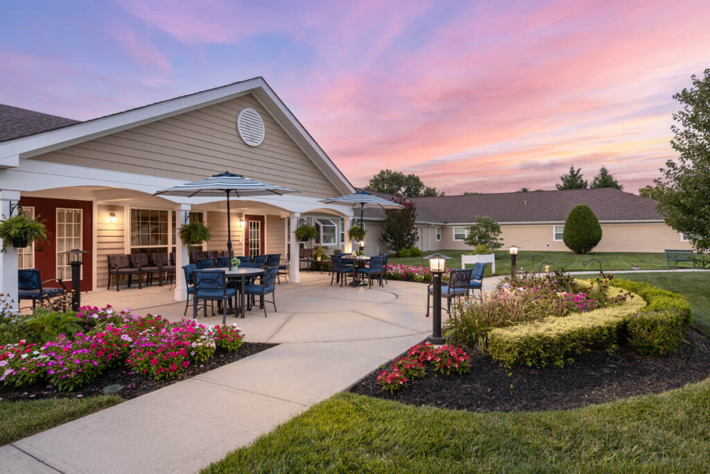 007 Evesham Twilight Exterior Outdoor Patio Low Res
