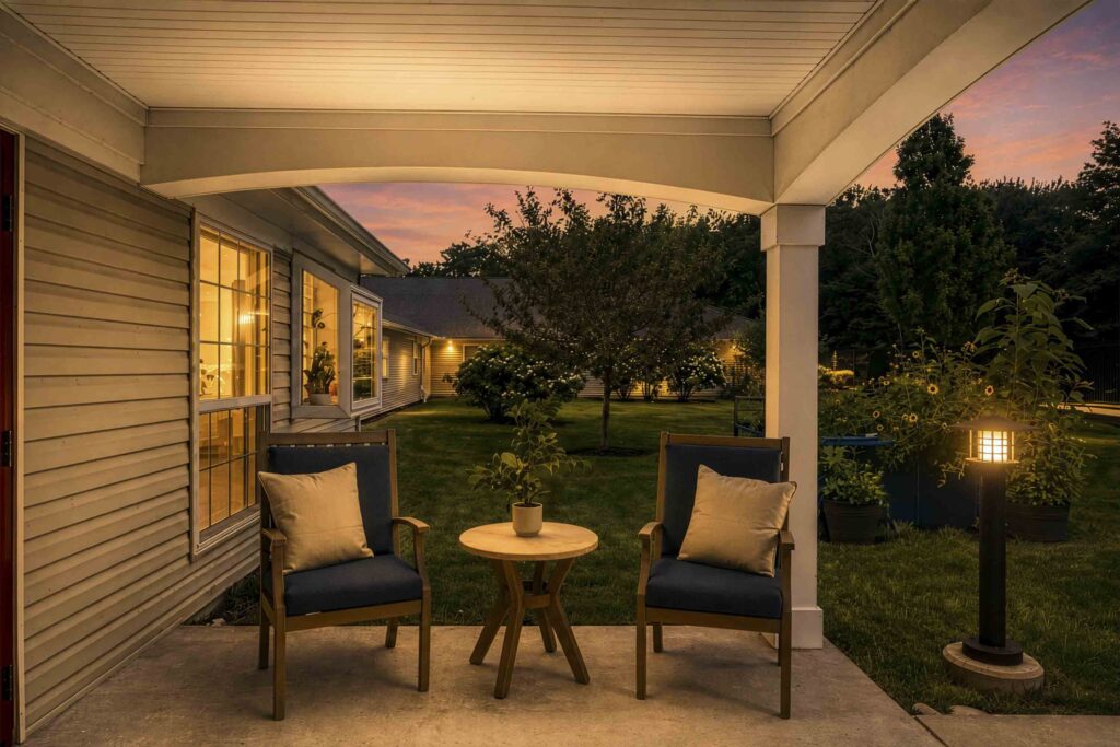034 HV Twilight Outdoor Sitting Area 05