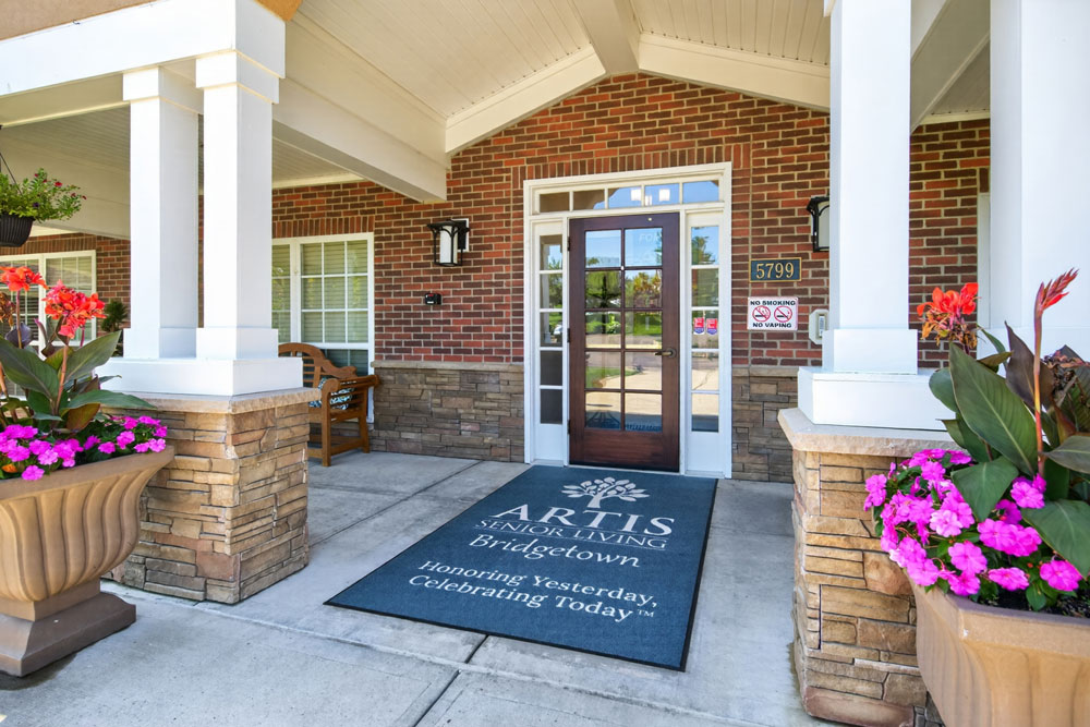 006 Bridgetown Exterior Entrance with welcom mat web