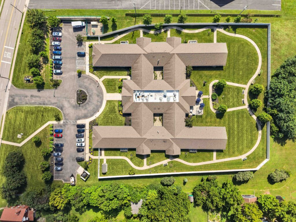 037 Bridgetown Drone Overhead View with parking web edited 7